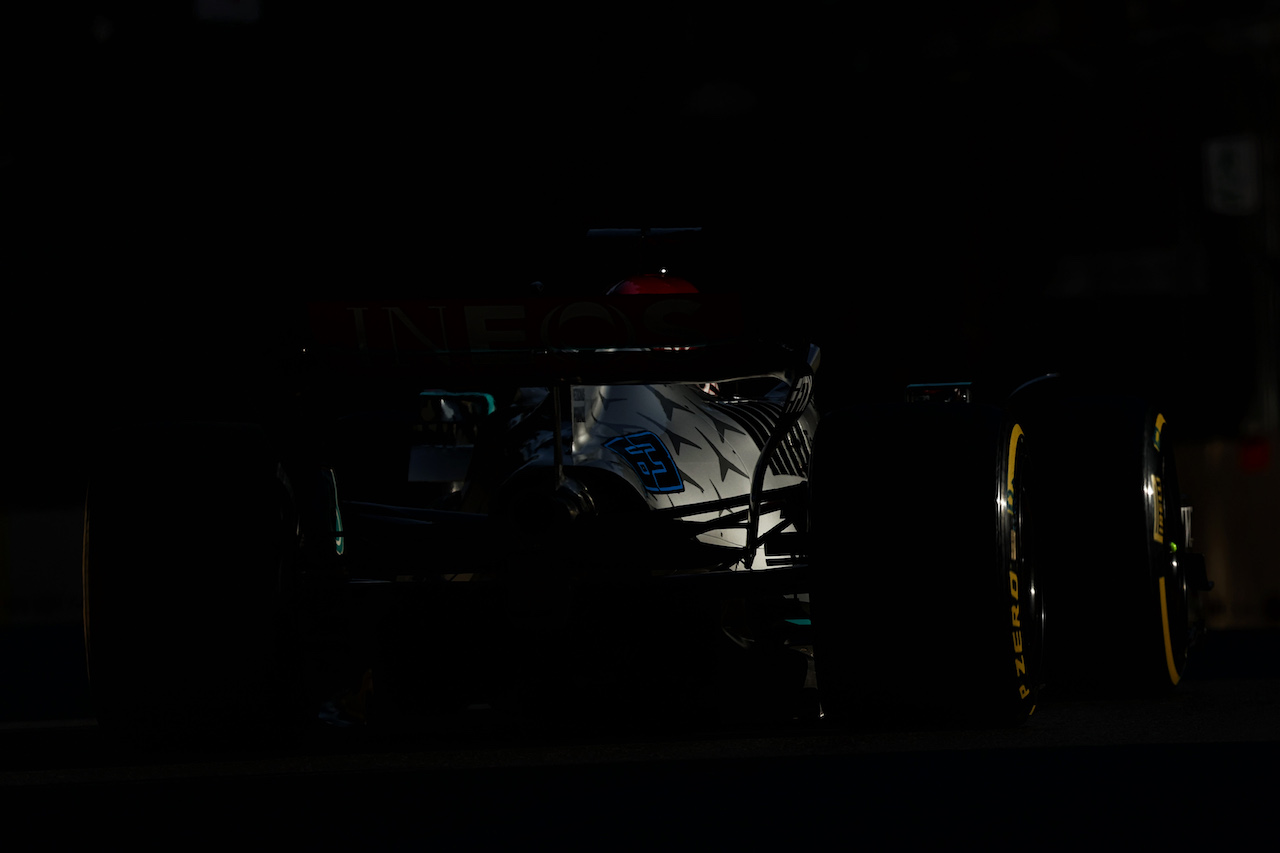 GP AZERBAIJAN, George Russell (GBR) Mercedes AMG F1 W13.
10.06.2022. Formula 1 World Championship, Rd 8, Azerbaijan Grand Prix, Baku Street Circuit, Azerbaijan, Practice Day.
- www.xpbimages.com, EMail: requests@xpbimages.com © Copyright: Bearne / XPB Images