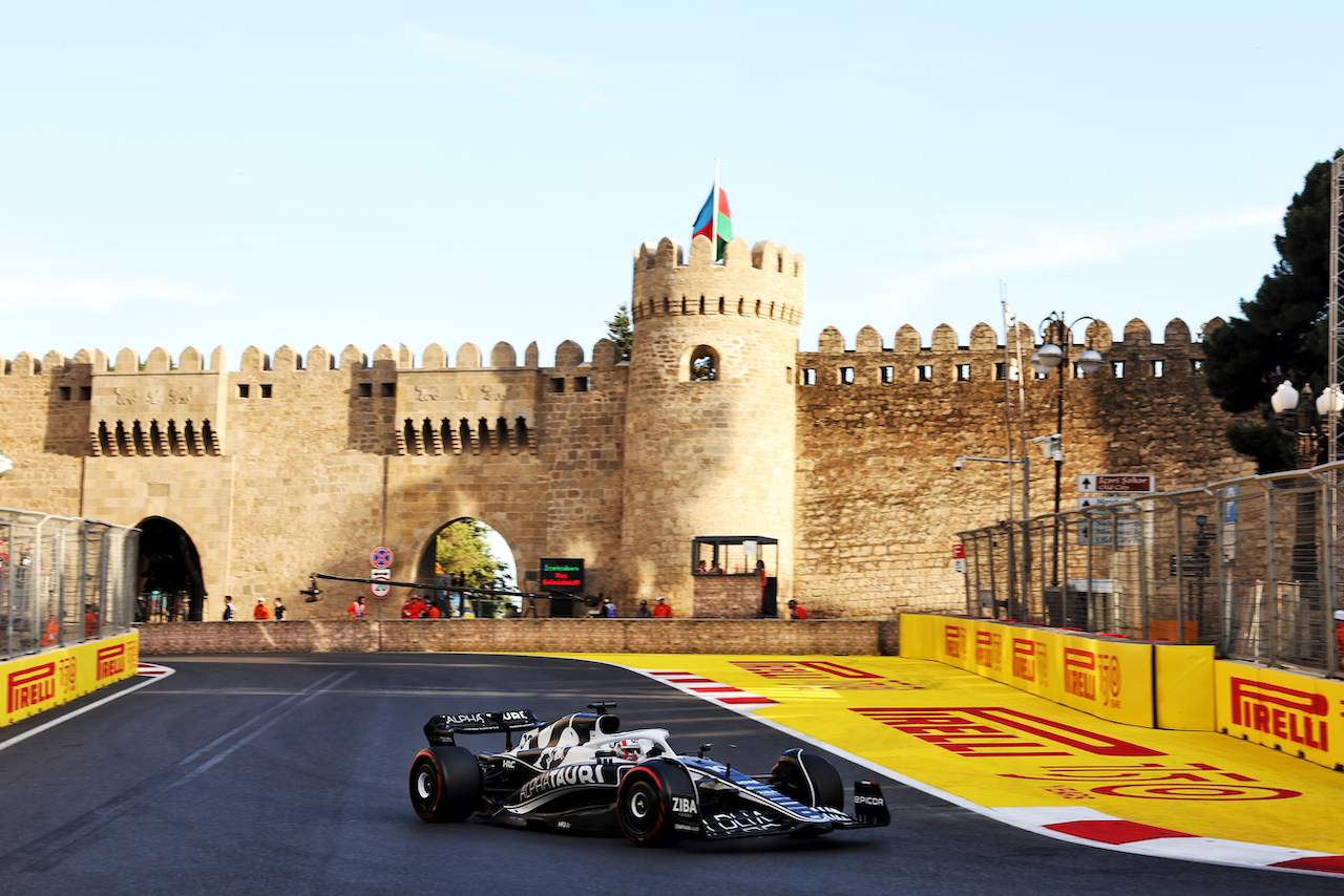 GP AZERBAIJAN, Pierre Gasly (FRA) AlphaTauri AT03.
10.06.2022. Formula 1 World Championship, Rd 8, Azerbaijan Grand Prix, Baku Street Circuit, Azerbaijan, Practice Day.
- www.xpbimages.com, EMail: requests@xpbimages.com © Copyright: Bearne / XPB Images