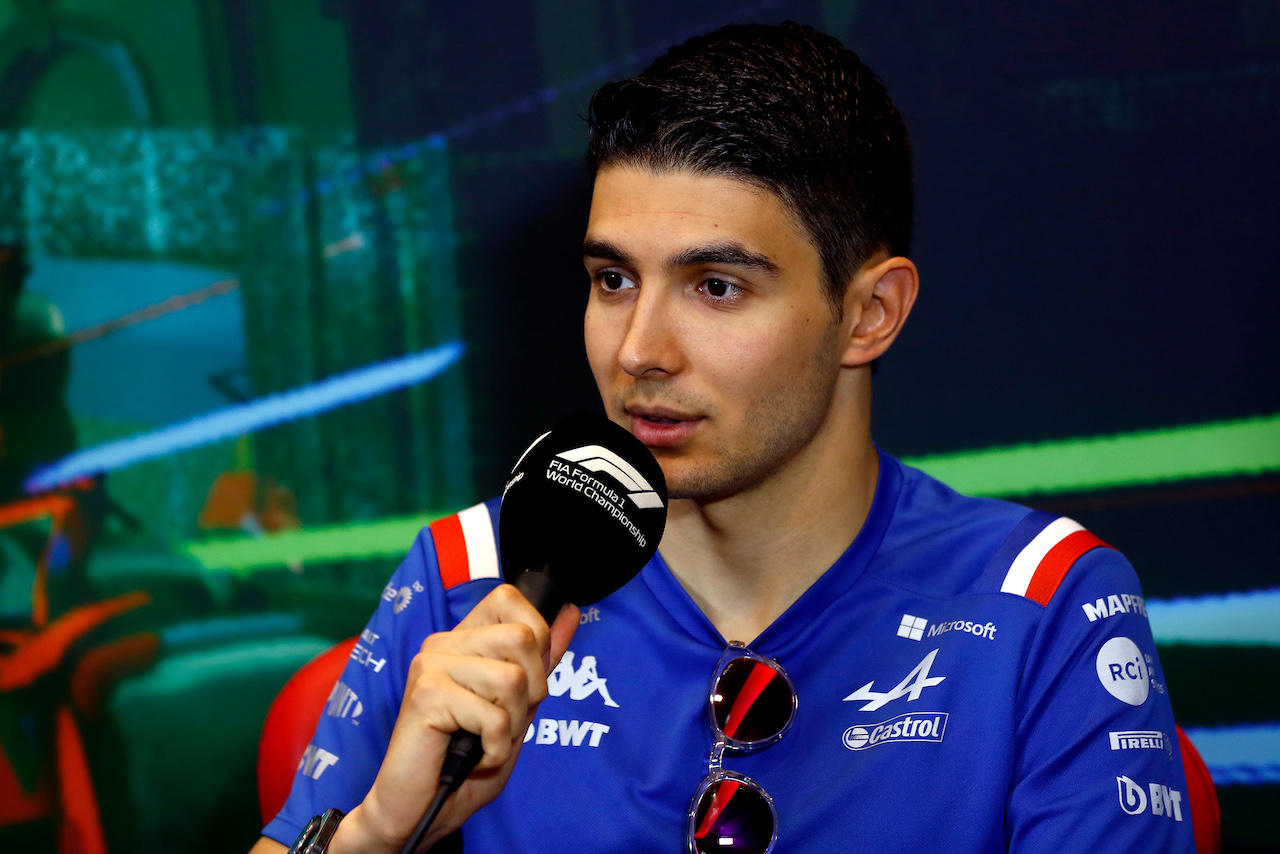 GP AZERBAIJAN, Esteban Ocon (FRA) Alpine F1 Team in the FIA Press Conference.
10.06.2022. Formula 1 World Championship, Rd 8, Azerbaijan Grand Prix, Baku Street Circuit, Azerbaijan, Practice Day.
- www.xpbimages.com, EMail: requests@xpbimages.com © Copyright: XPB Images