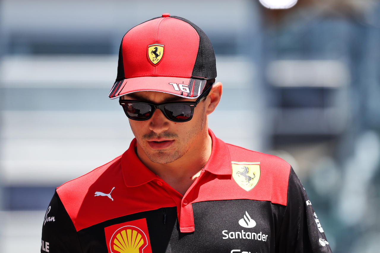GP AZERBAIJAN, Charles Leclerc (MON) Ferrari.
10.06.2022. Formula 1 World Championship, Rd 8, Azerbaijan Grand Prix, Baku Street Circuit, Azerbaijan, Practice Day.
- www.xpbimages.com, EMail: requests@xpbimages.com © Copyright: Bearne / XPB Images