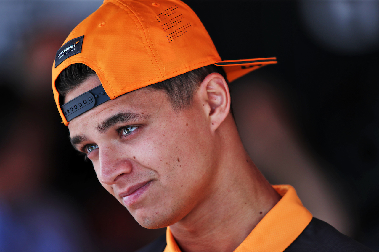 GP AZERBAIJAN, Lando Norris (GBR) McLaren.
10.06.2022. Formula 1 World Championship, Rd 8, Azerbaijan Grand Prix, Baku Street Circuit, Azerbaijan, Practice Day.
 - www.xpbimages.com, EMail: requests@xpbimages.com © Copyright: Coates / XPB Images