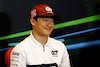 GP AZERBAIJAN, Yuki Tsunoda (JPN) AlphaTauri in the FIA Press Conference.
10.06.2022. Formula 1 World Championship, Rd 8, Azerbaijan Grand Prix, Baku Street Circuit, Azerbaijan, Practice Day.
- www.xpbimages.com, EMail: requests@xpbimages.com © Copyright: XPB Images