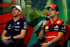 GP AZERBAIJAN, (L to R): Nicholas Latifi (CDN) Williams Racing e Charles Leclerc (MON) Ferrari in the FIA Press Conference.
10.06.2022. Formula 1 World Championship, Rd 8, Azerbaijan Grand Prix, Baku Street Circuit, Azerbaijan, Practice Day.
- www.xpbimages.com, EMail: requests@xpbimages.com © Copyright: XPB Images
