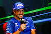 GP AZERBAIJAN, Fernando Alonso (ESP) Alpine F1 Team in the FIA Press Conference.
10.06.2022. Formula 1 World Championship, Rd 8, Azerbaijan Grand Prix, Baku Street Circuit, Azerbaijan, Practice Day.
- www.xpbimages.com, EMail: requests@xpbimages.com © Copyright: XPB Images