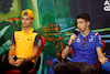 GP AZERBAIJAN, (L to R): Lando Norris (GBR) McLaren e Esteban Ocon (FRA) Alpine F1 Team in the FIA Press Conference.
10.06.2022. Formula 1 World Championship, Rd 8, Azerbaijan Grand Prix, Baku Street Circuit, Azerbaijan, Practice Day.
- www.xpbimages.com, EMail: requests@xpbimages.com © Copyright: XPB Images