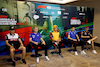 GP AZERBAIJAN, (L to R): Guanyu Zhou (CHN) Alfa Romeo F1 Team; Kevin Magnussen (DEN) Haas F1 Team; Lando Norris (GBR) McLaren; Esteban Ocon (FRA) Alpine F1 Team; e Max Verstappen (NLD) Red Bull Racing, in the FIA Press Conference.
10.06.2022. Formula 1 World Championship, Rd 8, Azerbaijan Grand Prix, Baku Street Circuit, Azerbaijan, Practice Day.
- www.xpbimages.com, EMail: requests@xpbimages.com © Copyright: XPB Images