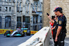 GP AZERBAIJAN, Circuit Atmosfera - Police watch George Russell (GBR) Mercedes AMG F1 W13.
10.06.2022. Formula 1 World Championship, Rd 8, Azerbaijan Grand Prix, Baku Street Circuit, Azerbaijan, Practice Day.
 - www.xpbimages.com, EMail: requests@xpbimages.com © Copyright: Coates / XPB Images