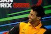 GP AZERBAIJAN, Daniel Ricciardo (AUS) McLaren in the FIA Press Conference.
10.06.2022. Formula 1 World Championship, Rd 8, Azerbaijan Grand Prix, Baku Street Circuit, Azerbaijan, Practice Day.
- www.xpbimages.com, EMail: requests@xpbimages.com © Copyright: XPB Images