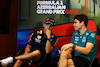 GP AZERBAIJAN, (L to R): Sergio Perez (MEX) Red Bull Racing e Lance Stroll (CDN) Aston Martin F1 Team in the FIA Press Conference.
10.06.2022. Formula 1 World Championship, Rd 8, Azerbaijan Grand Prix, Baku Street Circuit, Azerbaijan, Practice Day.
- www.xpbimages.com, EMail: requests@xpbimages.com © Copyright: XPB Images