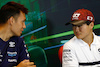 GP AZERBAIJAN, (L to R): Alexander Albon (THA) Williams Racing e Yuki Tsunoda (JPN) AlphaTauri in the FIA Press Conference.
10.06.2022. Formula 1 World Championship, Rd 8, Azerbaijan Grand Prix, Baku Street Circuit, Azerbaijan, Practice Day.
- www.xpbimages.com, EMail: requests@xpbimages.com © Copyright: XPB Images