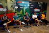 GP AZERBAIJAN, (L to R): Sergio Perez (MEX) Red Bull Racing; Lance Stroll (CDN) Aston Martin F1 Team; Alexander Albon (THA) Williams Racing; Yuki Tsunoda (JPN) AlphaTauri; e Daniel Ricciardo (AUS) McLaren, in the FIA Press Conference.
10.06.2022. Formula 1 World Championship, Rd 8, Azerbaijan Grand Prix, Baku Street Circuit, Azerbaijan, Practice Day.
- www.xpbimages.com, EMail: requests@xpbimages.com © Copyright: XPB Images