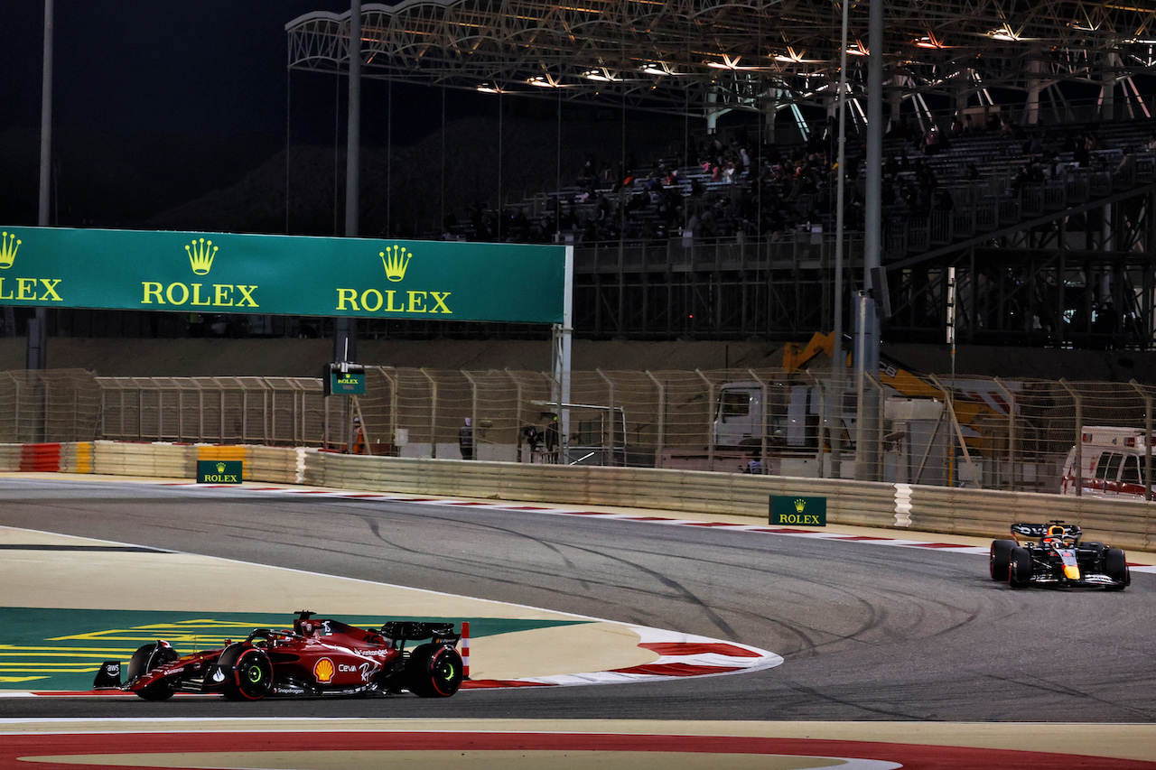 GP BAHRAIN, Charles Leclerc (MON) Ferrari F1-75.
20.03.2022. Formula 1 World Championship, Rd 1, Bahrain Grand Prix, Sakhir, Bahrain, Gara Day.
- www.xpbimages.com, EMail: requests@xpbimages.com © Copyright: Batchelor / XPB Images