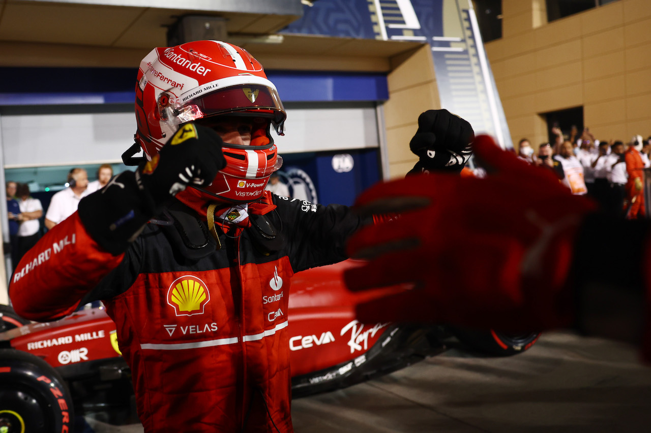 GP BAHRAIN, 1st place Charles Leclerc (MON) Ferrari.
20.03.2022. Formula 1 World Championship, Rd 1, Bahrain Grand Prix, Sakhir, Bahrain, Gara Day.
- www.xpbimages.com, EMail: requests@xpbimages.com ¬© Copyright: Batchelor / XPB Images