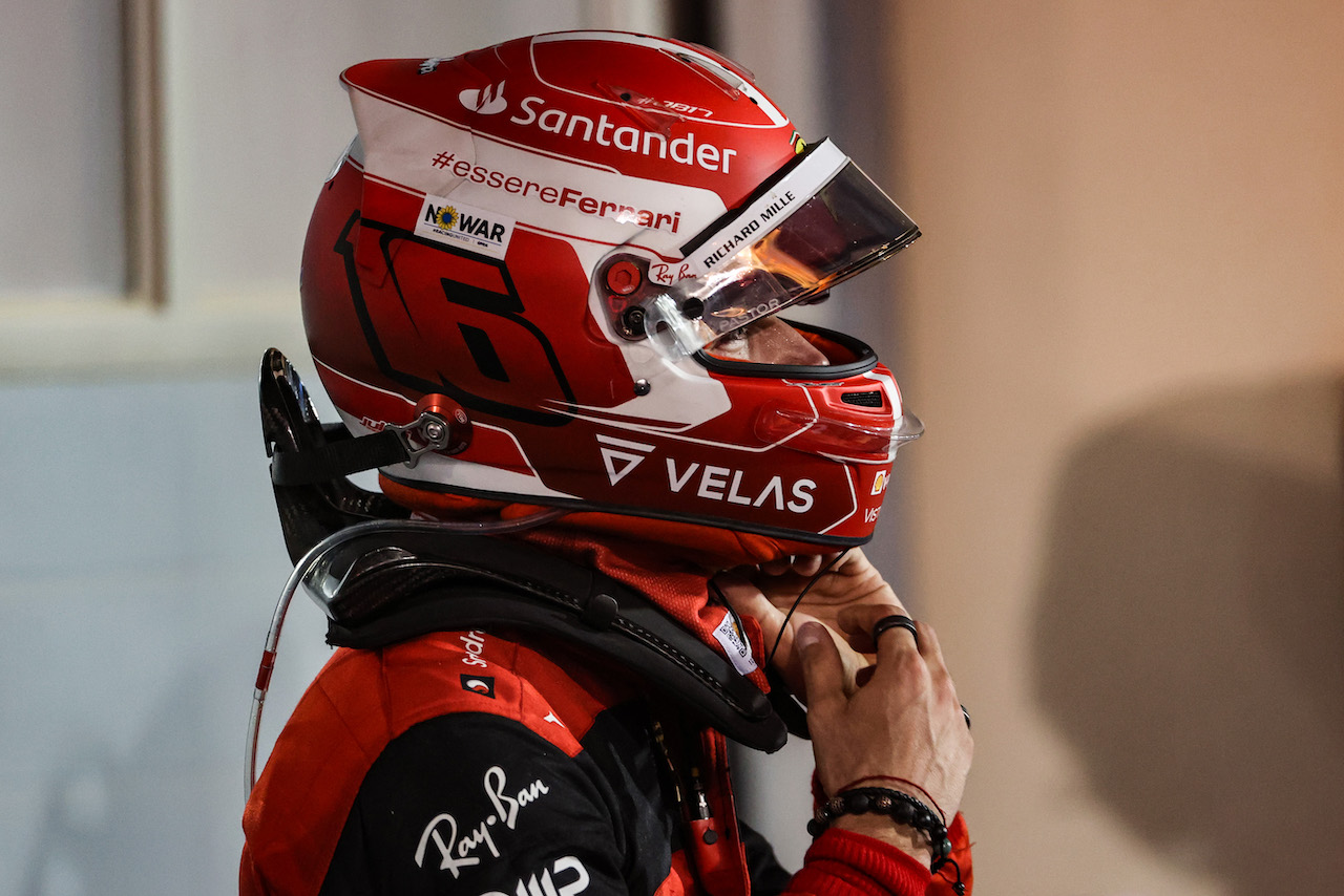 GP BAHRAIN, Charles Leclerc (FRA), Ferrari 
20.03.2022. Formula 1 World Championship, Rd 1, Bahrain Grand Prix, Sakhir, Bahrain, Gara Day.
- www.xpbimages.com, EMail: requests@xpbimages.com ¬© Copyright: Charniaux / XPB Images