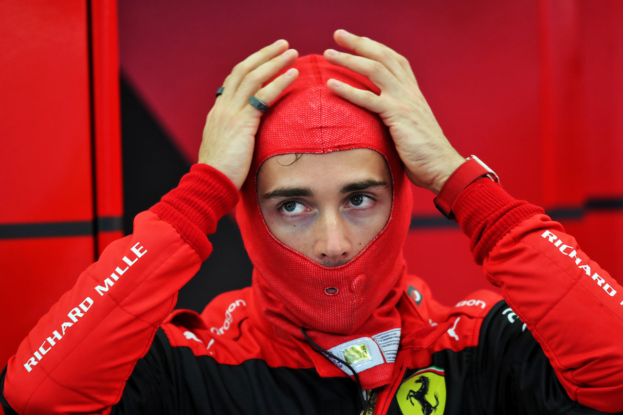 GP BAHRAIN, Charles Leclerc (MON) Ferrari.
20.03.2022. Formula 1 World Championship, Rd 1, Bahrain Grand Prix, Sakhir, Bahrain, Gara Day.
 - www.xpbimages.com, EMail: requests@xpbimages.com © Copyright: Coates / XPB Images