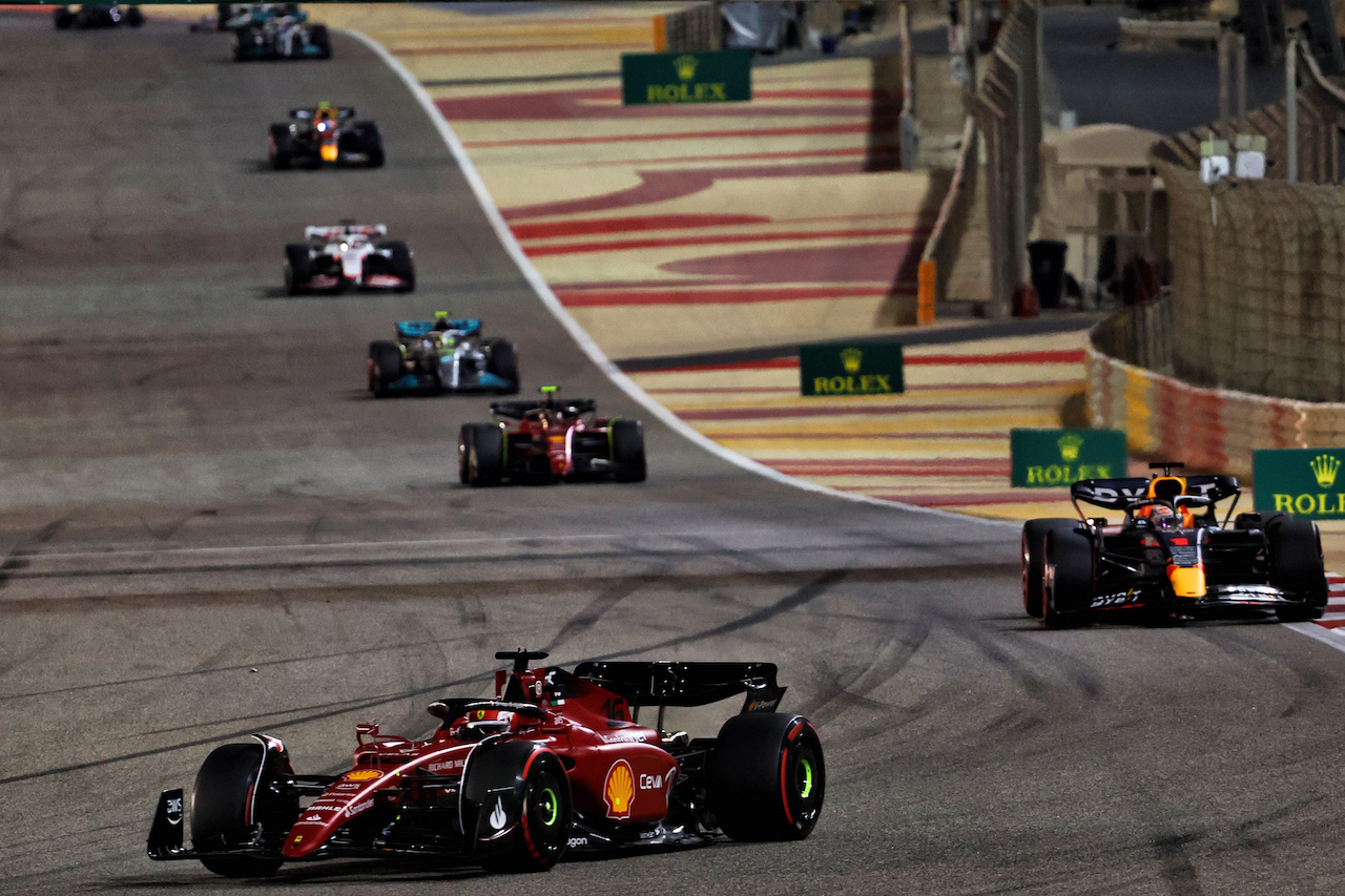 GP BAHRAIN, Charles Leclerc (MON) Ferrari F1-75.
20.03.2022. Formula 1 World Championship, Rd 1, Bahrain Grand Prix, Sakhir, Bahrain, Gara Day.
- www.xpbimages.com, EMail: requests@xpbimages.com © Copyright: Batchelor / XPB Images