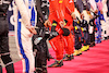 GP BAHRAIN, Drivers as the grid observes the national anthem.
20.03.2022. Formula 1 World Championship, Rd 1, Bahrain Grand Prix, Sakhir, Bahrain, Gara Day.
- www.xpbimages.com, EMail: requests@xpbimages.com © Copyright: Moy / XPB Images
