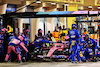 GP BAHRAIN, Esteban Ocon (FRA) Alpine F1 Team A522 makes a pit stop.
20.03.2022. Formula 1 World Championship, Rd 1, Bahrain Grand Prix, Sakhir, Bahrain, Gara Day.
- www.xpbimages.com, EMail: requests@xpbimages.com © Copyright: Batchelor / XPB Images
