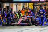 GP BAHRAIN, Esteban Ocon (FRA) Alpine F1 Team A522 makes a pit stop.
20.03.2022. Formula 1 World Championship, Rd 1, Bahrain Grand Prix, Sakhir, Bahrain, Gara Day.
- www.xpbimages.com, EMail: requests@xpbimages.com © Copyright: Batchelor / XPB Images