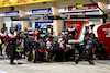 GP BAHRAIN, Guanyu Zhou (CHN) Alfa Romeo F1 Team C42 pit stop.
20.03.2022. Formula 1 World Championship, Rd 1, Bahrain Grand Prix, Sakhir, Bahrain, Gara Day.
- www.xpbimages.com, EMail: requests@xpbimages.com ¬© Copyright: Batchelor / XPB Images