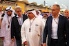 GP BAHRAIN, (L to R): Mohammed Bin Sulayem (UAE) FIA President; Hermann Tilke (GER) Circuit Designer with Crown Prince Shaikh Salman bin Isa Hamad Al Khalifa (BRN) e Stefano Domenicali (ITA) Formula One President e CEO on the grid.
20.03.2022. Formula 1 World Championship, Rd 1, Bahrain Grand Prix, Sakhir, Bahrain, Gara Day.
 - www.xpbimages.com, EMail: requests@xpbimages.com © Copyright: Coates / XPB Images