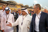 GP BAHRAIN, (L to R): Mohammed Bin Sulayem (UAE) FIA President; Hermann Tilke (GER) Circuit Designer with Crown Prince Shaikh Salman bin Isa Hamad Al Khalifa (BRN) e Stefano Domenicali (ITA) Formula One President e CEO on the grid.
20.03.2022. Formula 1 World Championship, Rd 1, Bahrain Grand Prix, Sakhir, Bahrain, Gara Day.
 - www.xpbimages.com, EMail: requests@xpbimages.com © Copyright: Coates / XPB Images