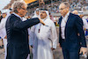 GP BAHRAIN, (L to R): Hermann Tilke (GER) Circuit Designer; Crown Prince Shaikh Salman bin Isa Hamad Al Khalifa (BRN); e Stefano Domenicali (ITA) Formula One President e CEO, on the grid.
20.03.2022. Formula 1 World Championship, Rd 1, Bahrain Grand Prix, Sakhir, Bahrain, Gara Day.
- www.xpbimages.com, EMail: requests@xpbimages.com © Copyright: Bearne / XPB Images