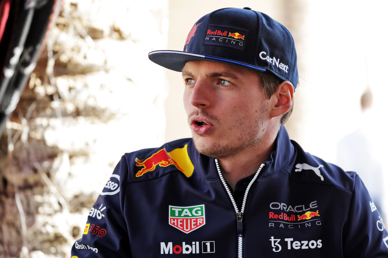 GP BAHRAIN, Max Verstappen (NLD) Red Bull Racing.
17.03.2022. Formula 1 World Championship, Rd 1, Bahrain Grand Prix, Sakhir, Bahrain, Preparation Day.
- www.xpbimages.com, EMail: requests@xpbimages.com © Copyright: Bearne / XPB Images