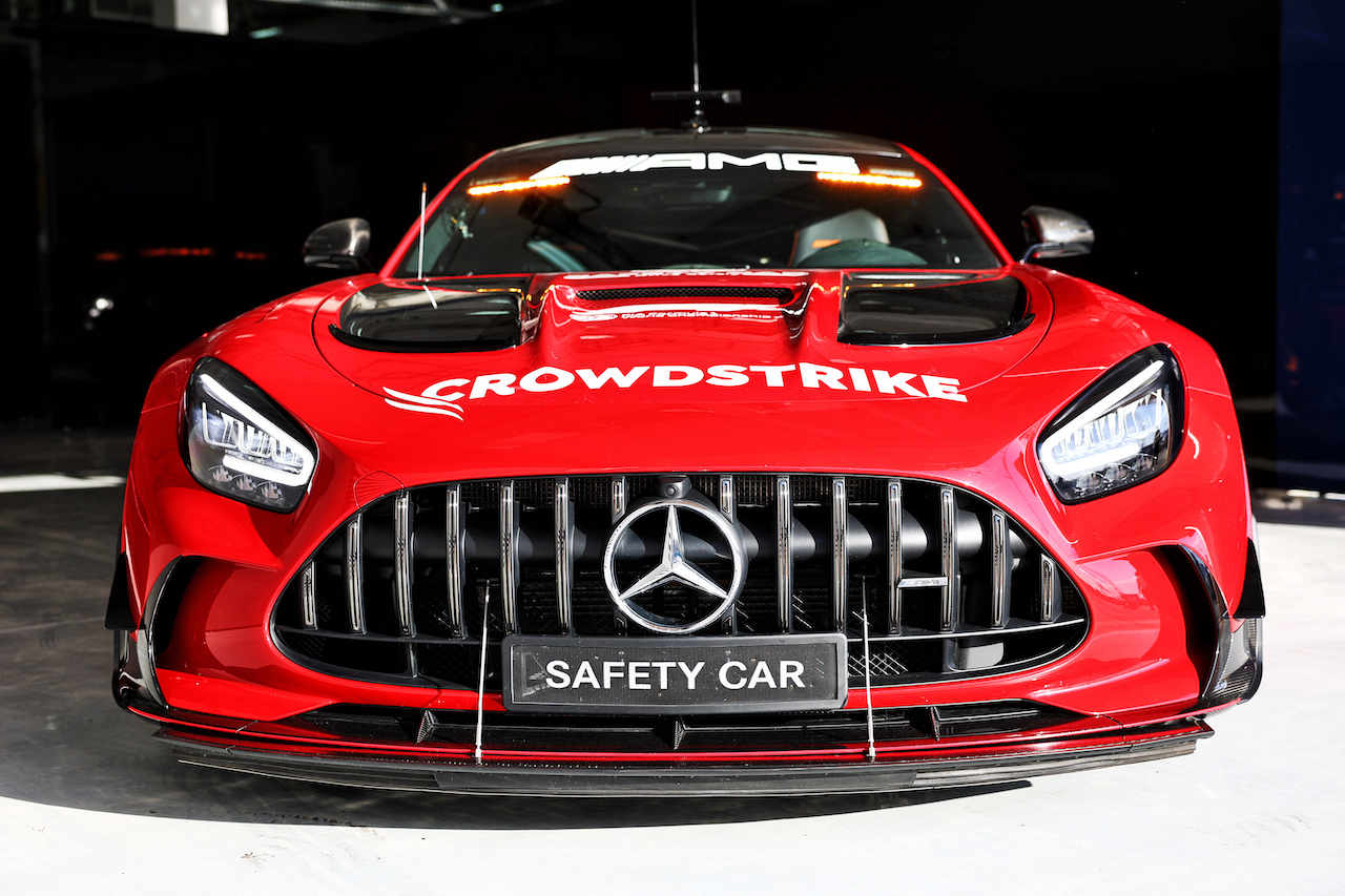 GP BAHRAIN, Mercedes FIA Safety Car.
17.03.2022. Formula 1 World Championship, Rd 1, Bahrain Grand Prix, Sakhir, Bahrain, Preparation Day.
- www.xpbimages.com, EMail: requests@xpbimages.com © Copyright: Batchelor / XPB Images