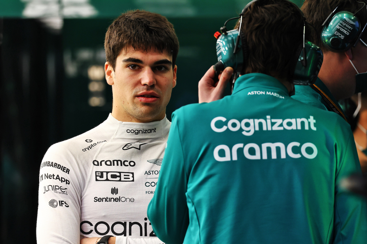GP BAHRAIN, Lance Stroll (CDN) Aston Martin F1 Team.
17.03.2022. Formula 1 World Championship, Rd 1, Bahrain Grand Prix, Sakhir, Bahrain, Preparation Day.
- www.xpbimages.com, EMail: requests@xpbimages.com © Copyright: Batchelor / XPB Images