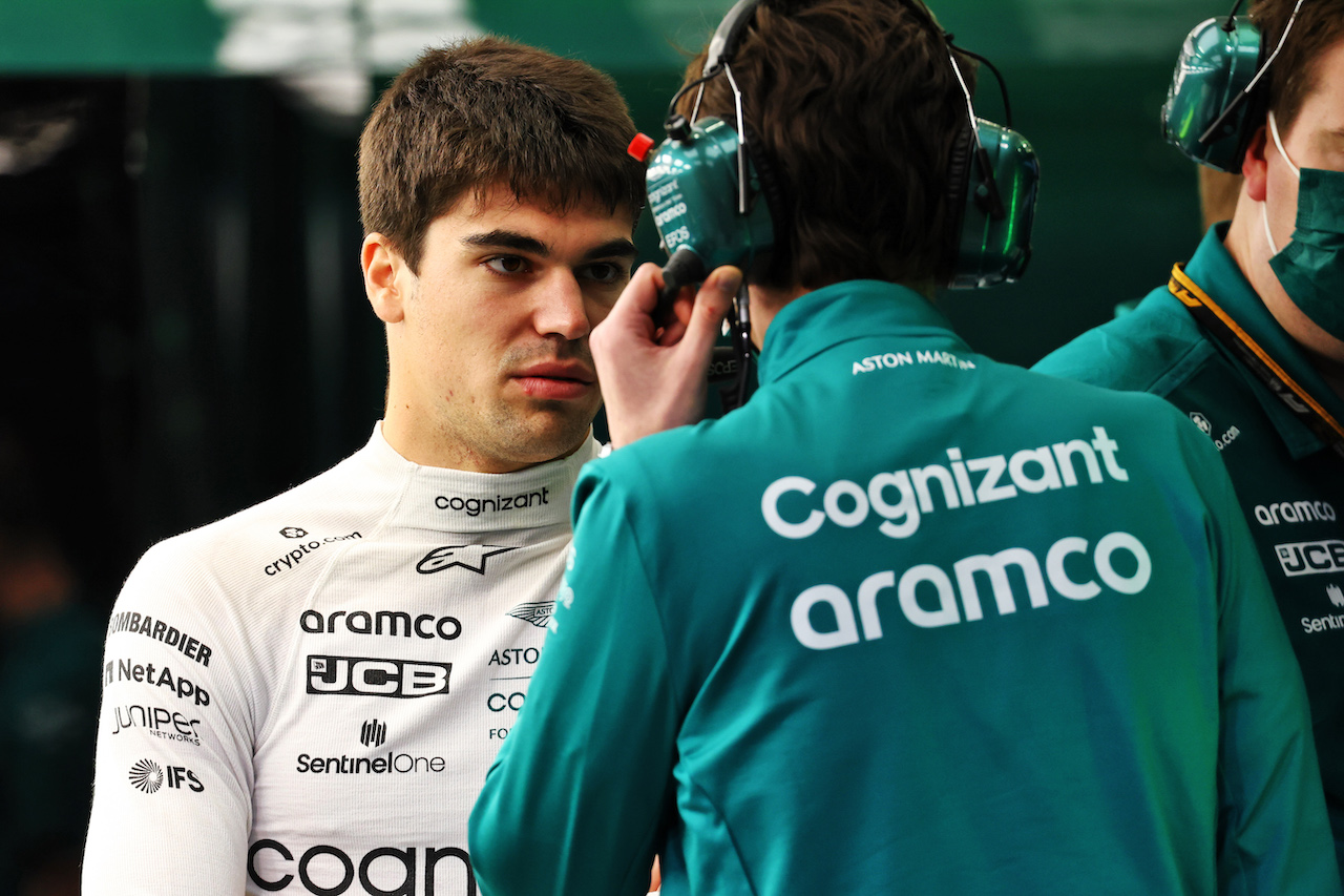 GP BAHRAIN, Lance Stroll (CDN) Aston Martin F1 Team.
17.03.2022. Formula 1 World Championship, Rd 1, Bahrain Grand Prix, Sakhir, Bahrain, Preparation Day.
- www.xpbimages.com, EMail: requests@xpbimages.com © Copyright: Batchelor / XPB Images