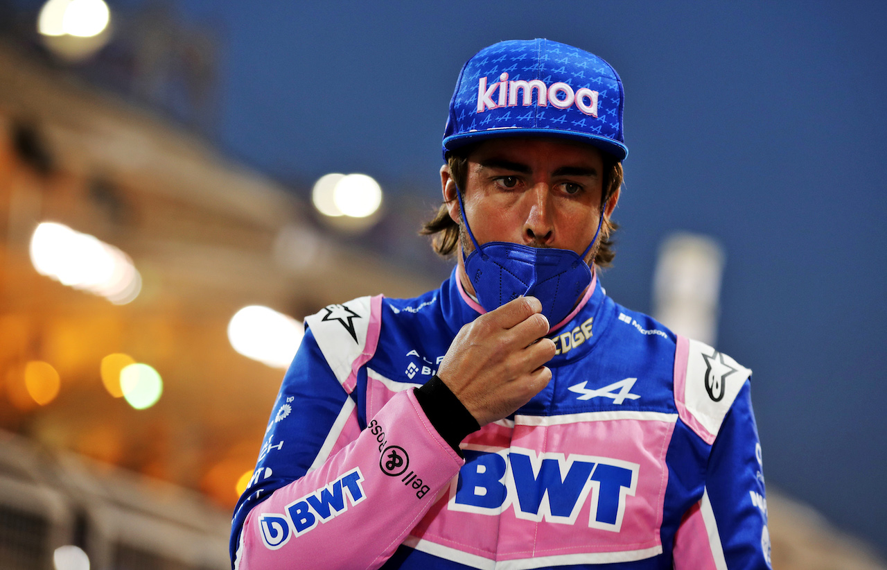 GP BAHRAIN, Fernando Alonso (ESP) Alpine F1 Team.
17.03.2022. Formula 1 World Championship, Rd 1, Bahrain Grand Prix, Sakhir, Bahrain, Preparation Day.
 - www.xpbimages.com, EMail: requests@xpbimages.com © Copyright: Coates / XPB Images