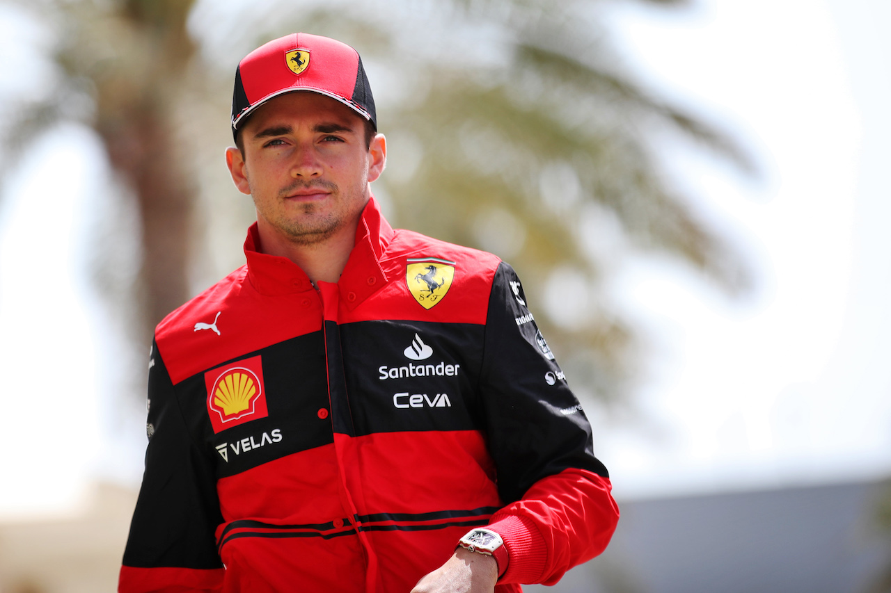 GP BAHRAIN, Charles Leclerc (MON) Ferrari.
17.03.2022. Formula 1 World Championship, Rd 1, Bahrain Grand Prix, Sakhir, Bahrain, Preparation Day.
 - www.xpbimages.com, EMail: requests@xpbimages.com © Copyright: Coates / XPB Images