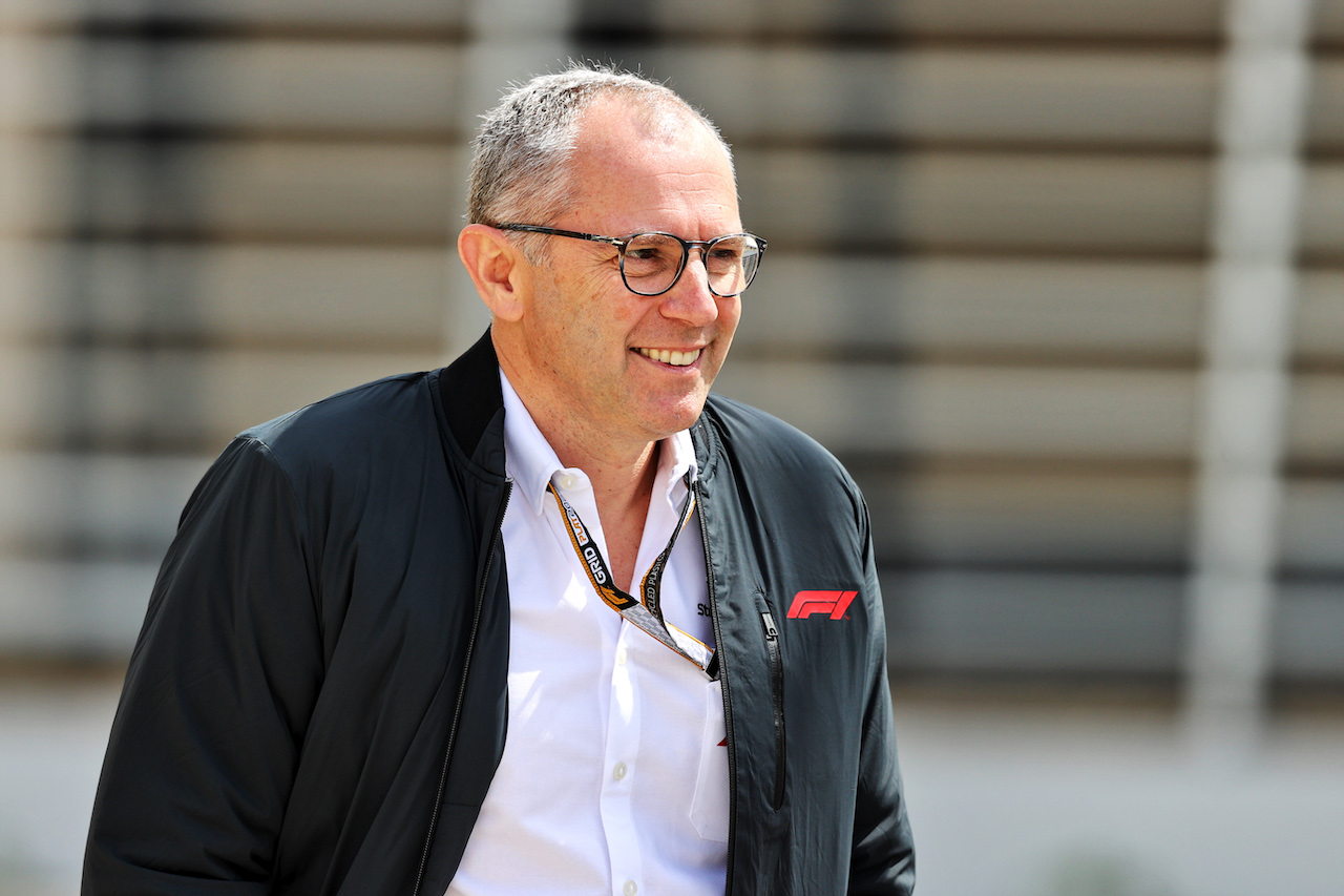 GP BAHRAIN, Stefano Domenicali (ITA) Formula One President e CEO.
17.03.2022. Formula 1 World Championship, Rd 1, Bahrain Grand Prix, Sakhir, Bahrain, Preparation Day.
- www.xpbimages.com, EMail: requests@xpbimages.com © Copyright: Moy / XPB Images