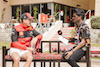 GP BAHRAIN, (L to R): Charles Leclerc (MON) Ferrari e Lawrence Barretto (GBR) Formula 1 Senior Writer Editor.
17.03.2022. Formula 1 World Championship, Rd 1, Bahrain Grand Prix, Sakhir, Bahrain, Preparation Day.
- www.xpbimages.com, EMail: requests@xpbimages.com © Copyright: Bearne / XPB Images