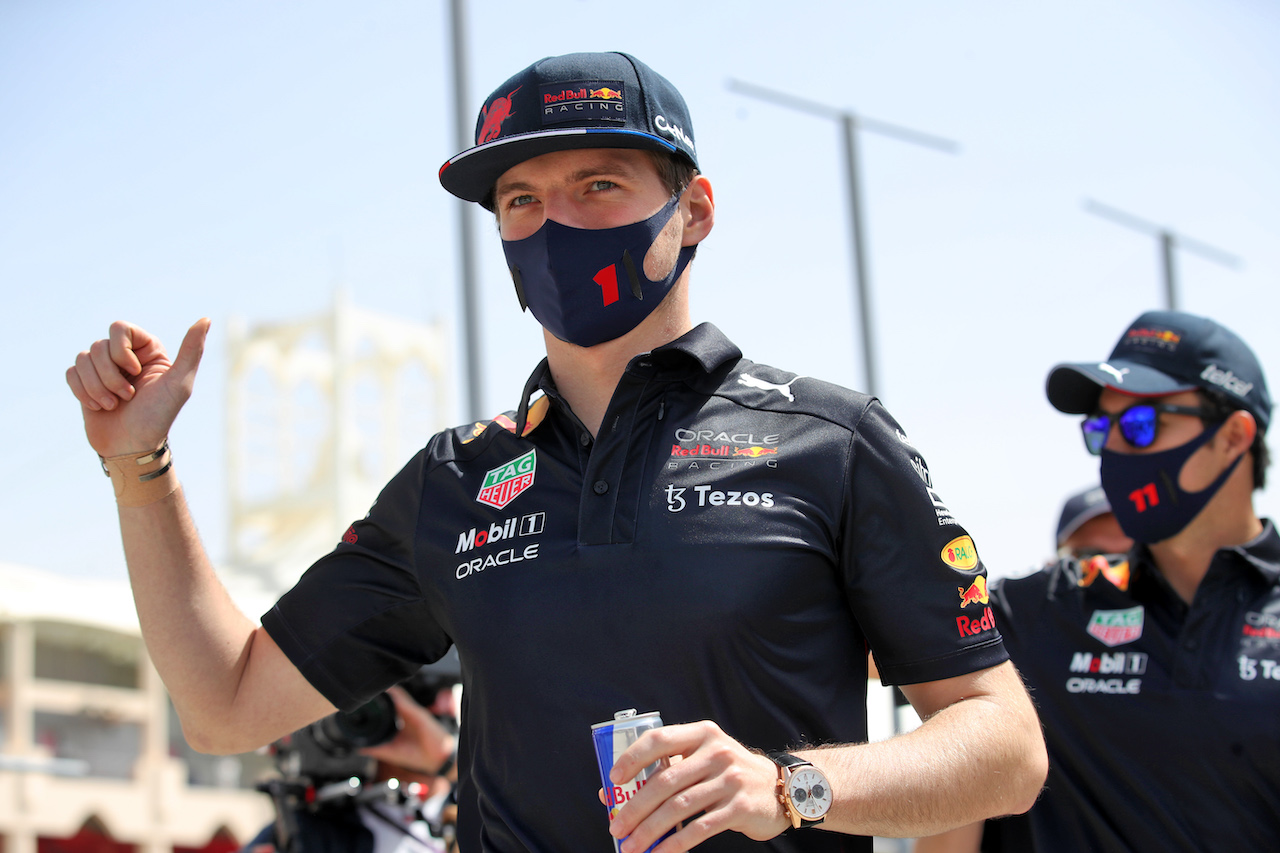 GP BAHRAIN, Max Verstappen (NLD) Red Bull Racing.
19.03.2022. Formula 1 World Championship, Rd 1, Bahrain Grand Prix, Sakhir, Bahrain, Qualifiche Day.
 - www.xpbimages.com, EMail: requests@xpbimages.com © Copyright: Coates / XPB Images