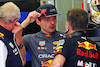 GP BAHRAIN, Max Verstappen (NLD) Red Bull Racing with Christian Horner (GBR) Red Bull Racing Team Principal.
19.03.2022. Formula 1 World Championship, Rd 1, Bahrain Grand Prix, Sakhir, Bahrain, Qualifiche Day.
- www.xpbimages.com, EMail: requests@xpbimages.com © Copyright: Batchelor / XPB Images