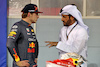 GP BAHRAIN, (L to R): Max Verstappen (NLD) Red Bull Racing in qualifying parc ferme with Mohammed Bin Sulayem (UAE) FIA President.
19.03.2022. Formula 1 World Championship, Rd 1, Bahrain Grand Prix, Sakhir, Bahrain, Qualifiche Day.
- www.xpbimages.com, EMail: requests@xpbimages.com © Copyright: Moy / XPB Images