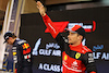 GP BAHRAIN, Charles Leclerc (MON) Ferrari celebrates his pole position in qualifying parc ferme.
19.03.2022. Formula 1 World Championship, Rd 1, Bahrain Grand Prix, Sakhir, Bahrain, Qualifiche Day.
- www.xpbimages.com, EMail: requests@xpbimages.com © Copyright: Moy / XPB Images
