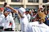 GP BAHRAIN, Lewis Hamilton (GBR) Mercedes AMG F1 with fans.
19.03.2022. Formula 1 World Championship, Rd 1, Bahrain Grand Prix, Sakhir, Bahrain, Qualifiche Day.
 - www.xpbimages.com, EMail: requests@xpbimages.com © Copyright: Coates / XPB Images