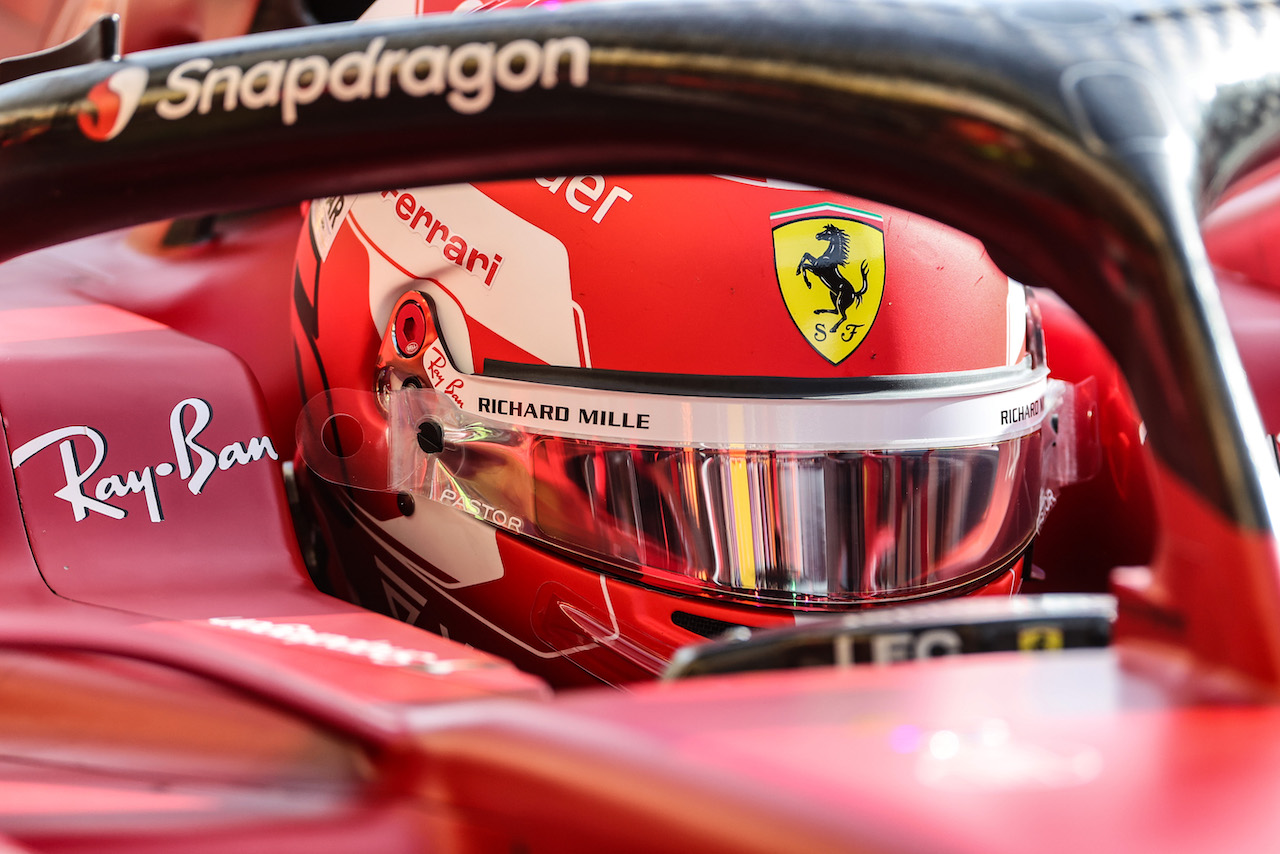 GP BAHRAIN, Charles Leclerc (FRA), Ferrari 
18.03.2022. Formula 1 World Championship, Rd 1, Bahrain Grand Prix, Sakhir, Bahrain, Practice Day
- www.xpbimages.com, EMail: requests@xpbimages.com © Copyright: Charniaux / XPB Images