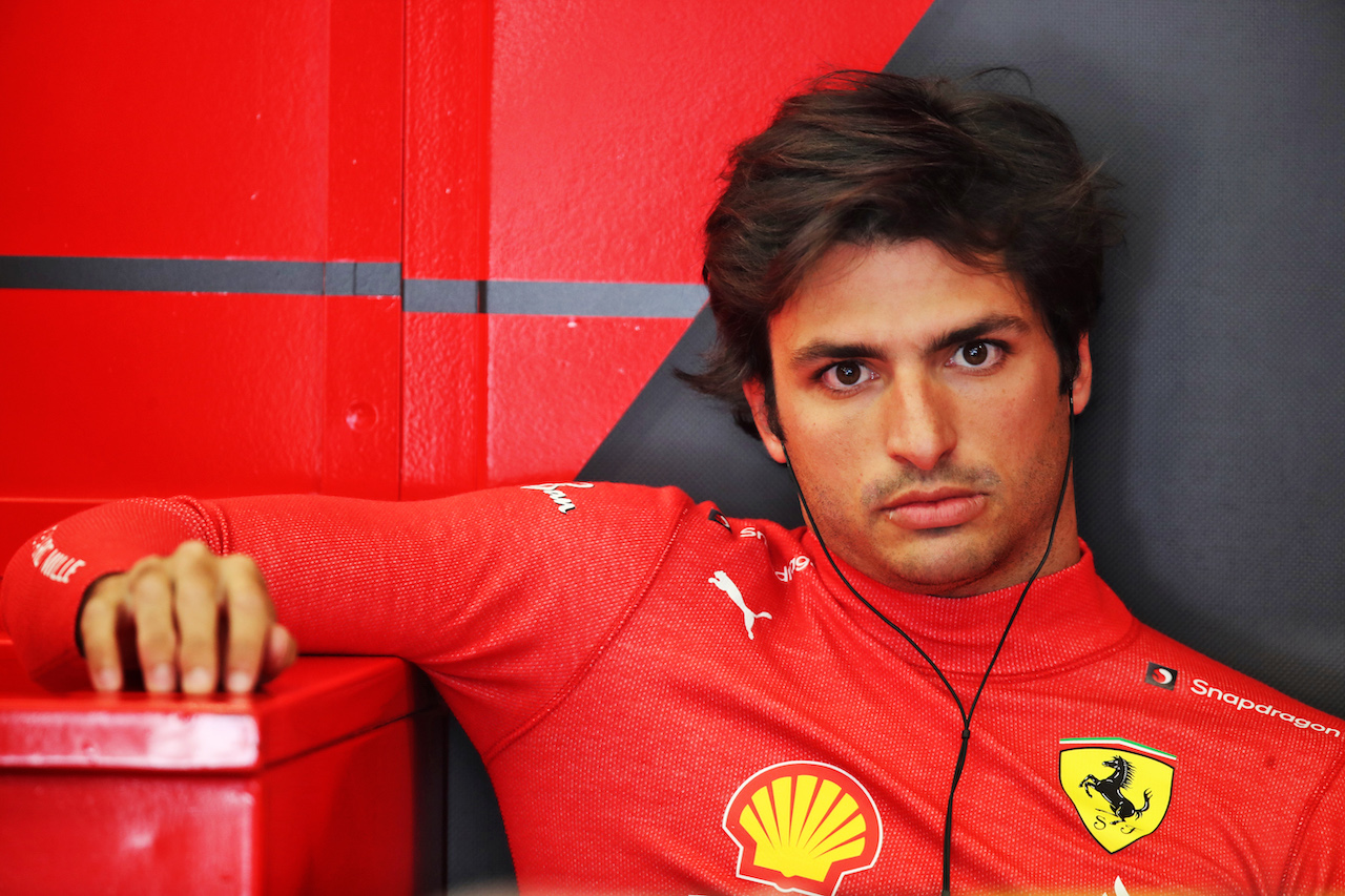 GP BAHRAIN, Carlos Sainz Jr (ESP) Ferrari.
18.03.2022. Formula 1 World Championship, Rd 1, Bahrain Grand Prix, Sakhir, Bahrain, Practice Day
 - www.xpbimages.com, EMail: requests@xpbimages.com © Copyright: Coates / XPB Images