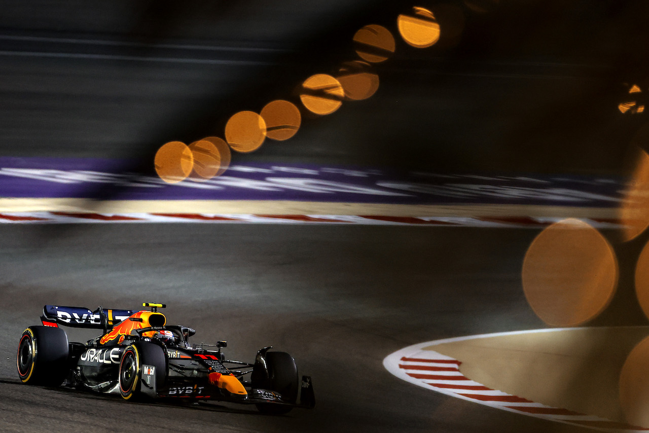 GP BAHRAIN, Sergio Perez (MEX), Red Bull Racing 
18.03.2022. Formula 1 World Championship, Rd 1, Bahrain Grand Prix, Sakhir, Bahrain, Practice Day
- www.xpbimages.com, EMail: requests@xpbimages.com ¬© Copyright: Charniaux / XPB Images