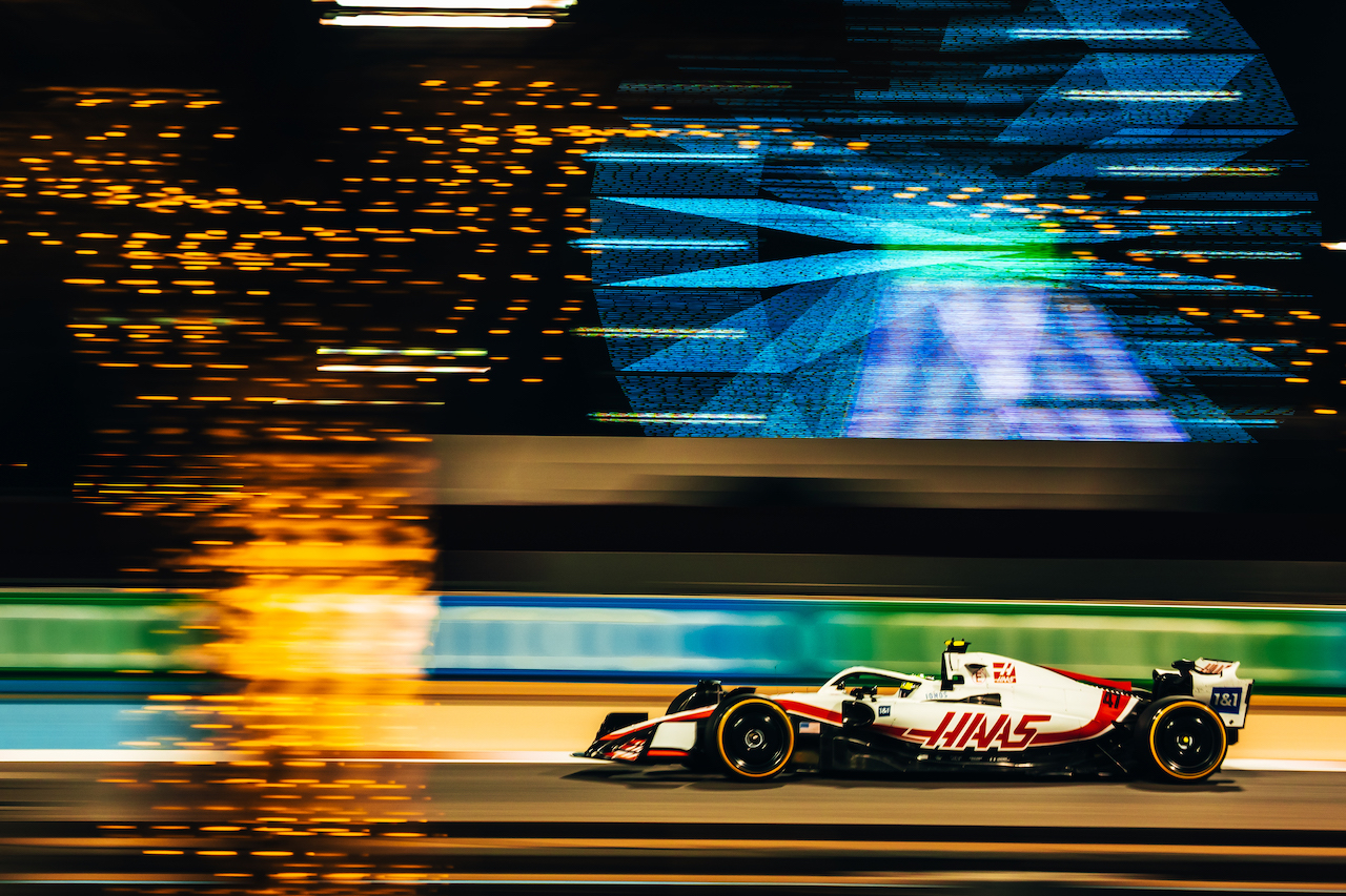 GP BAHRAIN, Mick Schumacher (GER) Haas VF-22.
18.03.2022. Formula 1 World Championship, Rd 1, Bahrain Grand Prix, Sakhir, Bahrain, Practice Day
- www.xpbimages.com, EMail: requests@xpbimages.com © Copyright: Bearne / XPB Images