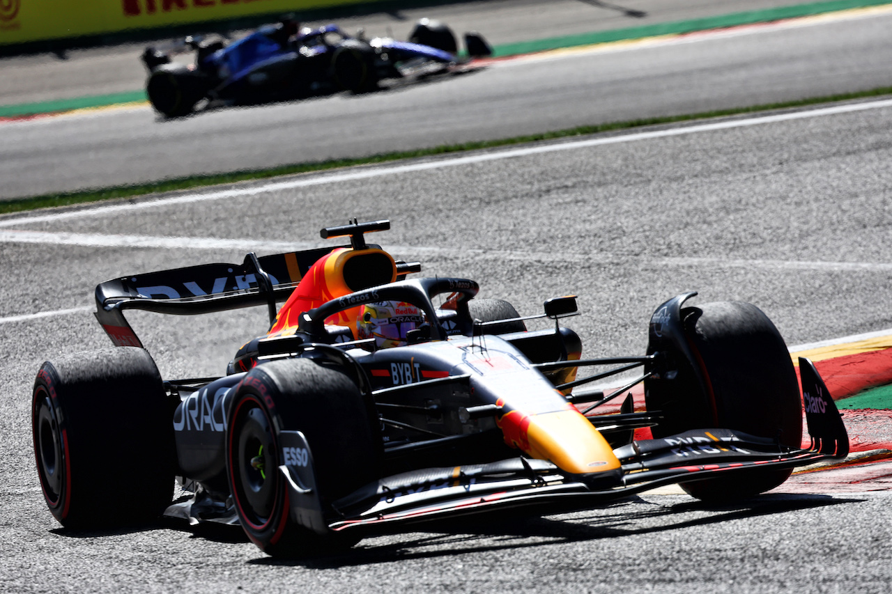 GP BELGIO, Max Verstappen (NLD) Red Bull Racing RB18.
28.08.2022. Formula 1 World Championship, Rd 14, Belgian Grand Prix, Spa Francorchamps, Belgium, Gara Day.
- www.xpbimages.com, EMail: requests@xpbimages.com © Copyright: Batchelor / XPB Images