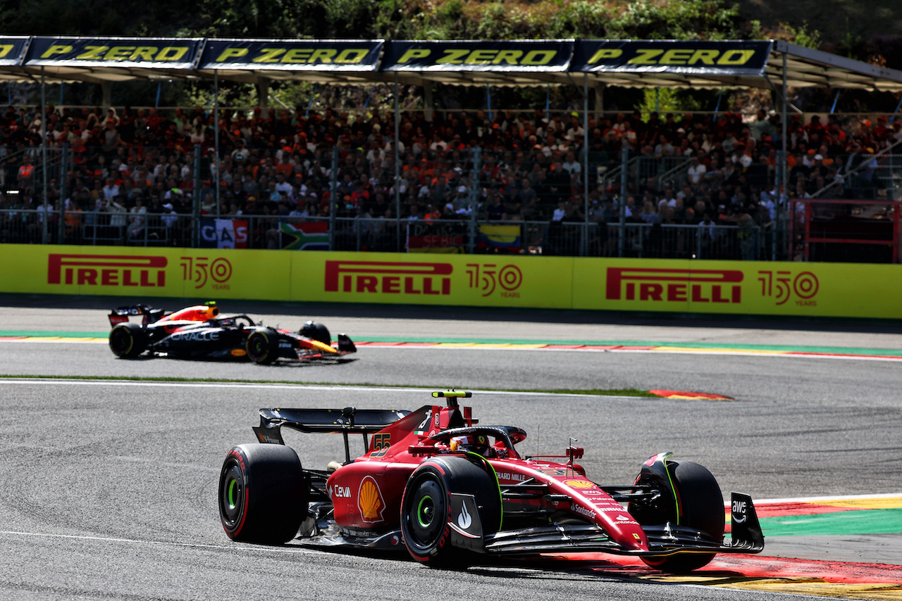 GP BELGIO, Carlos Sainz Jr (ESP) Ferrari F1-75.
28.08.2022. Formula 1 World Championship, Rd 14, Belgian Grand Prix, Spa Francorchamps, Belgium, Gara Day.
- www.xpbimages.com, EMail: requests@xpbimages.com © Copyright: Batchelor / XPB Images