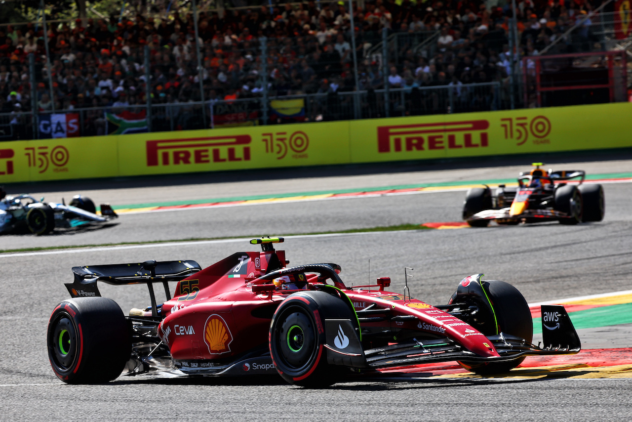 GP BELGIO, Carlos Sainz Jr (ESP) Ferrari F1-75.
28.08.2022. Formula 1 World Championship, Rd 14, Belgian Grand Prix, Spa Francorchamps, Belgium, Gara Day.
- www.xpbimages.com, EMail: requests@xpbimages.com © Copyright: Batchelor / XPB Images