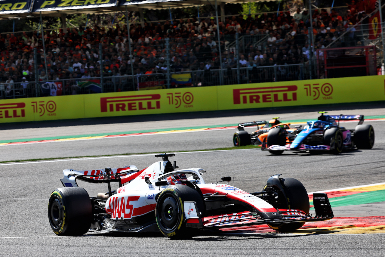 GP BELGIO, Kevin Magnussen (DEN) Haas VF-22.
28.08.2022. Formula 1 World Championship, Rd 14, Belgian Grand Prix, Spa Francorchamps, Belgium, Gara Day.
- www.xpbimages.com, EMail: requests@xpbimages.com © Copyright: Batchelor / XPB Images