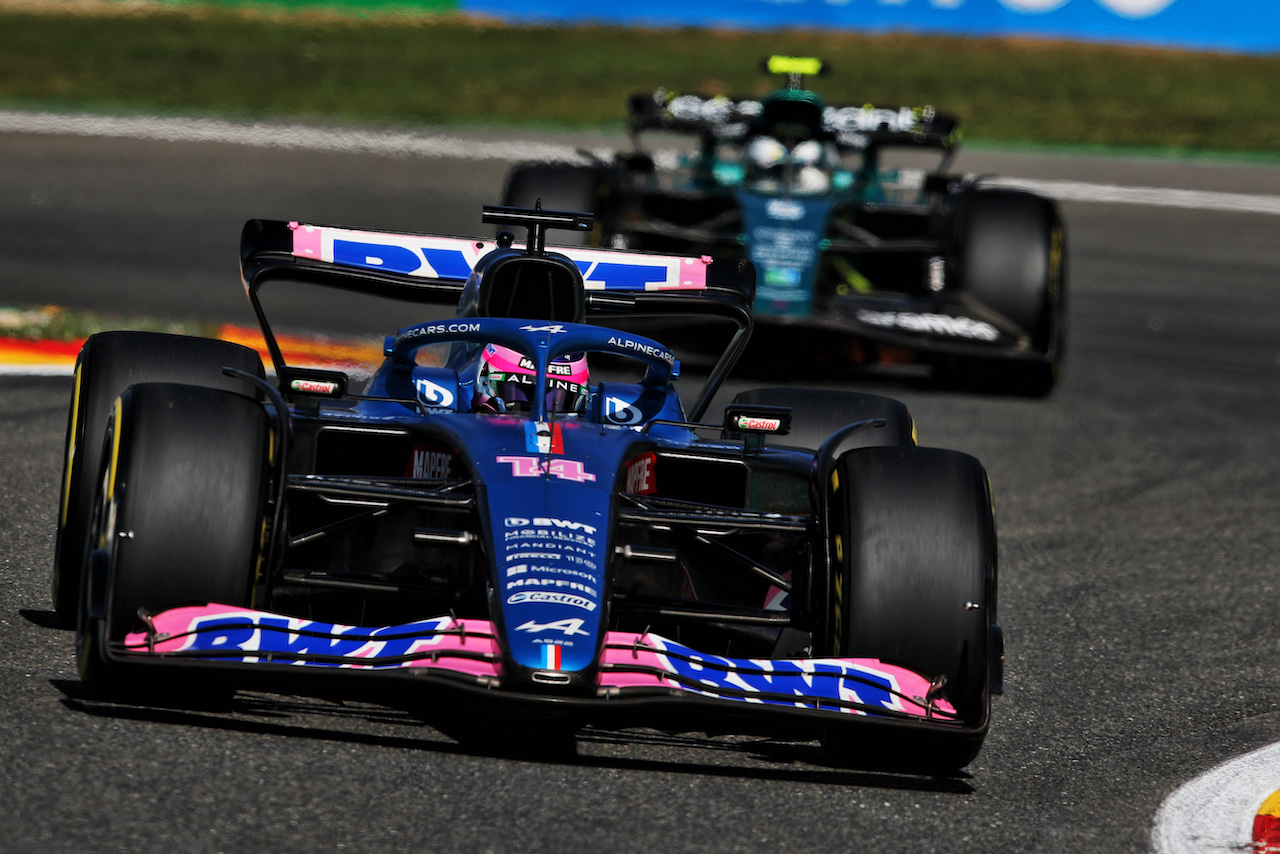 GP BELGIO, Fernando Alonso (ESP) Alpine F1 Team A522.
28.08.2022. Formula 1 World Championship, Rd 14, Belgian Grand Prix, Spa Francorchamps, Belgium, Gara Day.
 - www.xpbimages.com, EMail: requests@xpbimages.com © Copyright: Coates / XPB Images