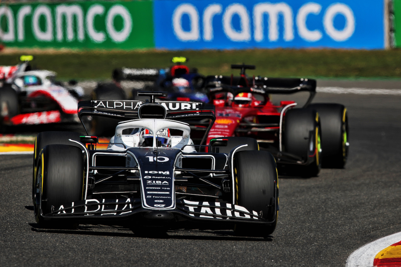 GP BELGIO, Pierre Gasly (FRA) AlphaTauri AT03.
28.08.2022. Formula 1 World Championship, Rd 14, Belgian Grand Prix, Spa Francorchamps, Belgium, Gara Day.
 - www.xpbimages.com, EMail: requests@xpbimages.com © Copyright: Coates / XPB Images